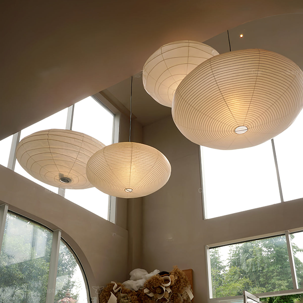 Arixy Suspension en Papier Washi 15A-Cielum