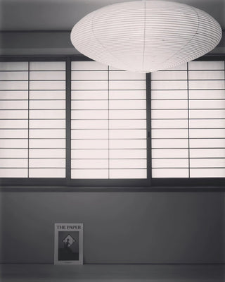 Lustra Suspension en Papier pour Salon-Luire
