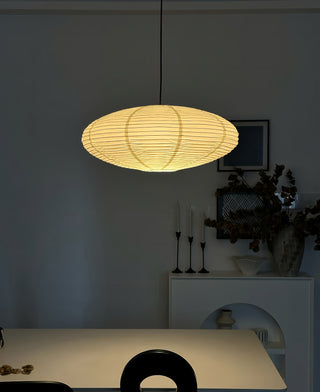 Lustra Suspension en Papier pour Salon-Luire