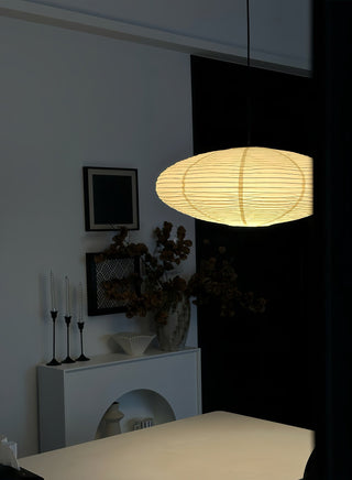 Lustra Suspension en Papier pour Salon-Luire