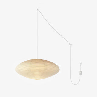 Lustra Suspension en Papier pour Salon-Luire