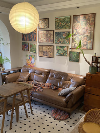 Lustra Suspension en Papier pour Salon