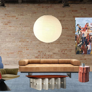 Lustra Suspension en Papier pour Salon