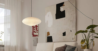 Lustra Suspension en Papier pour Salon-Luire