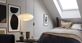 Lustra Suspension en Papier pour Salon-Luire