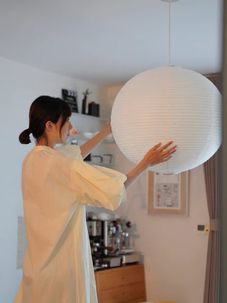 Lustra Suspension en Papier pour Salon