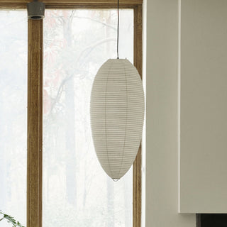 Myraean Moderne Minimaliste Wabi Châtaignier Papier Bambou Pendentif Lampe