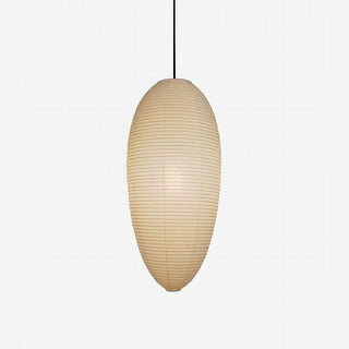 Myraean Moderne Minimaliste Wabi Châtaignier Papier Bambou Pendentif Lampe