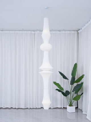 Lustra Suspension Luminaire Papier Washi E pour Salon-Luire