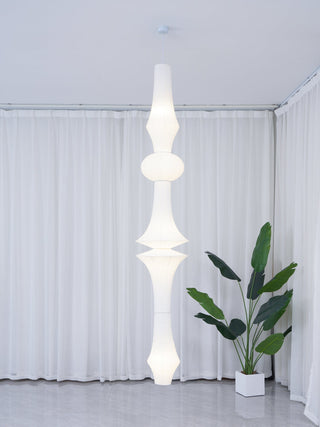 Lustra Suspension Luminaire Papier Washi E pour Salon-Luire
