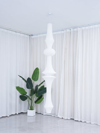 Lustra Suspension Luminaire Papier Washi E pour Salon-Luire