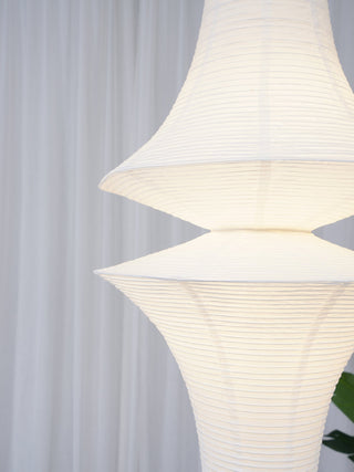 Lustra Suspension Luminaire Papier Washi E pour Salon-Luire