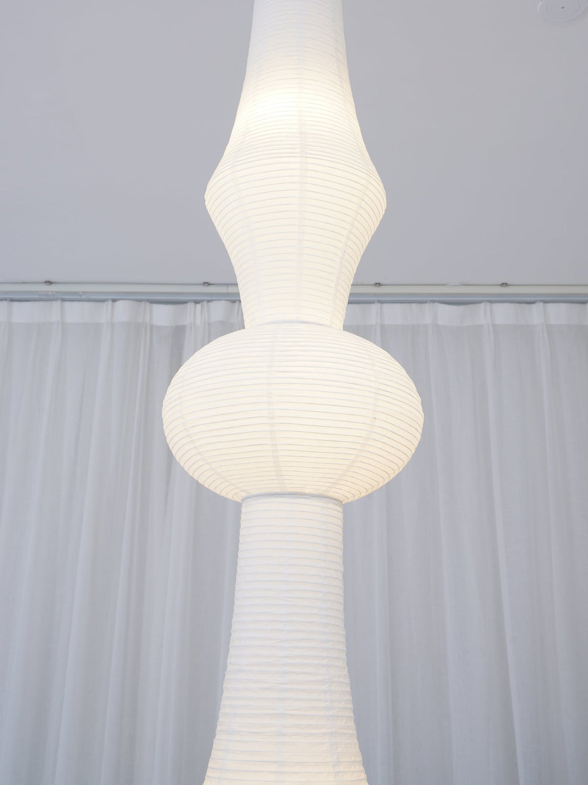 Noveny Suspension Luminaire Papier Washi E pour Salon-Cielum