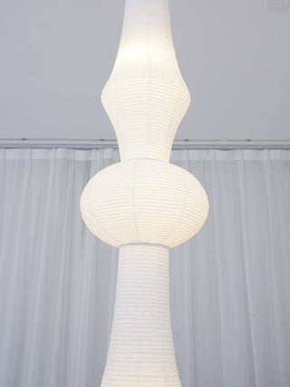 Lustra Suspension Luminaire Papier Washi E pour Salon-Luire