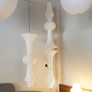 Lustra Suspension Luminaire Papier Washi E pour Salon-Luire
