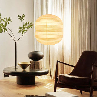 Olive Suspension minimaliste en papier de riz