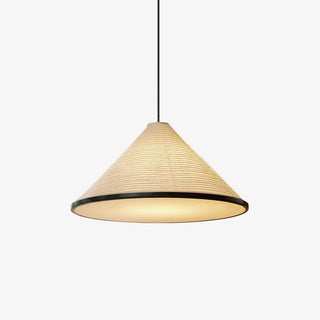 Conic Suspension Lampe Pyramidale en Papier