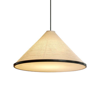 Conic Suspension Lampe Pyramidale en Papier