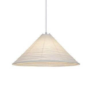 Conic Suspension Lampe Pyramidale en Papier