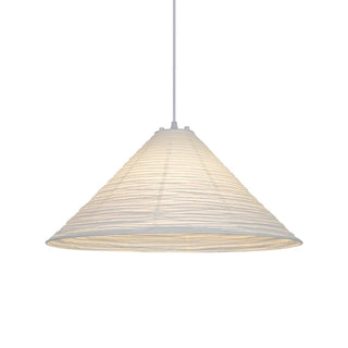 Conic Suspension Lampe Pyramidale en Papier