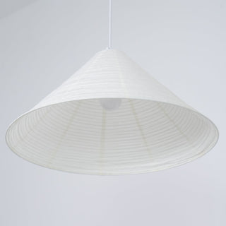 Conic Suspension Lampe Pyramidale en Papier