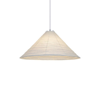 Conic Suspension Lampe Pyramidale en Papier