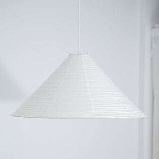 Conic Suspension Lampe Pyramidale en Papier