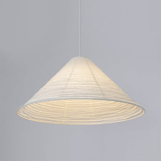 Conic Suspension Lampe Pyramidale en Papier