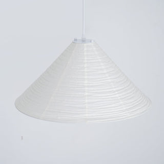 Conic Suspension Lampe Pyramidale en Papier