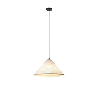 Conic Suspension Lampe Pyramidale en Papier