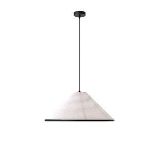 Conic Suspension Lampe Pyramidale en Papier