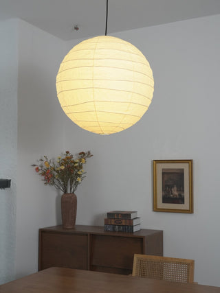 Washi Paper Whimsy Pendant Lamp-Neutral Decor