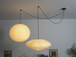 Washi Paper Whimsy Pendant Lamp-Neutral Decor