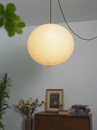 Washi Paper Whimsy Pendant Lamp-Neutral Decor