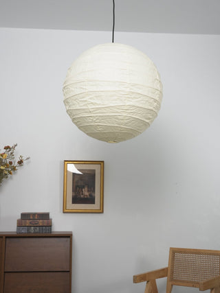 Washi Paper Whimsy Pendant Lamp-Neutral Decor