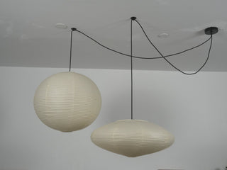 Washi Paper Whimsy Pendant Lamp-Neutral Decor