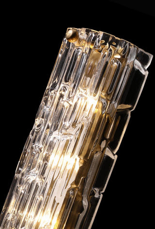 Lumix Lampe Murale en Laiton et Verre Glam