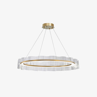 Acoustic Lustre en Verre Luxueux Moderne