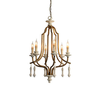 Arsoliel Lustre Métal Bois Luxe Vintage