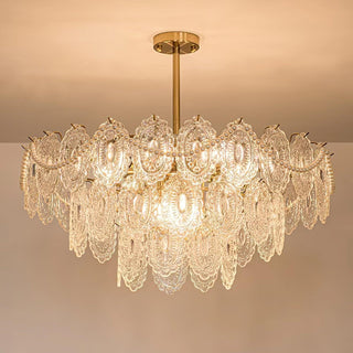 Lustra Lustre Vague Perle Or Moderne-Luire
