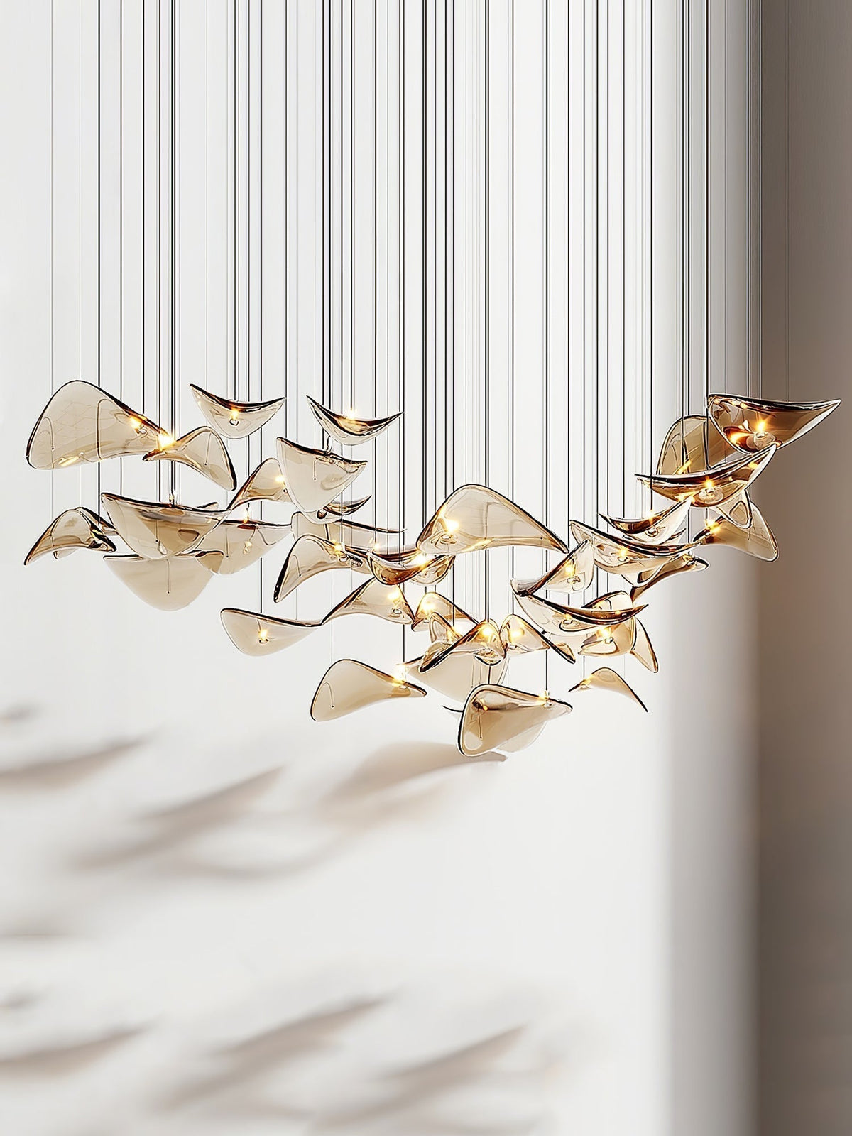 Adraya Suspension papillon dorée