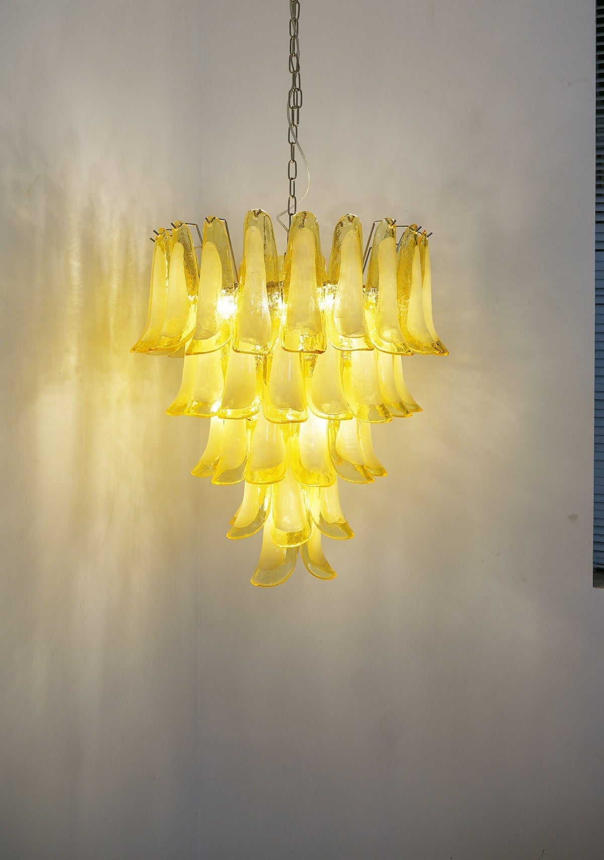 Eranos Lustre Verre de Murano Pétale Vague