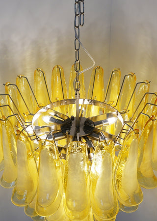 Aurora Lustre Verre Murano Pétale Vague