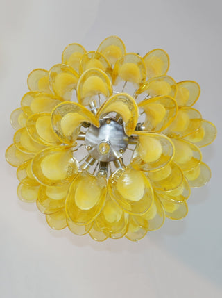 Aurora Lustre Verre Murano Pétale Vague
