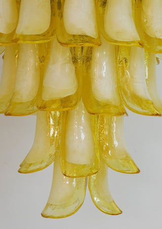 Aurora Lustre Verre Murano Pétale Vague