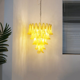 Aurora Lustre Verre Murano Pétale Vague