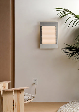 Wave Applique murale contemporaine en tissu