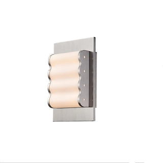 Wave Applique murale contemporaine en tissu