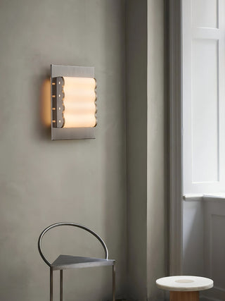 Wave Applique murale contemporaine en tissu