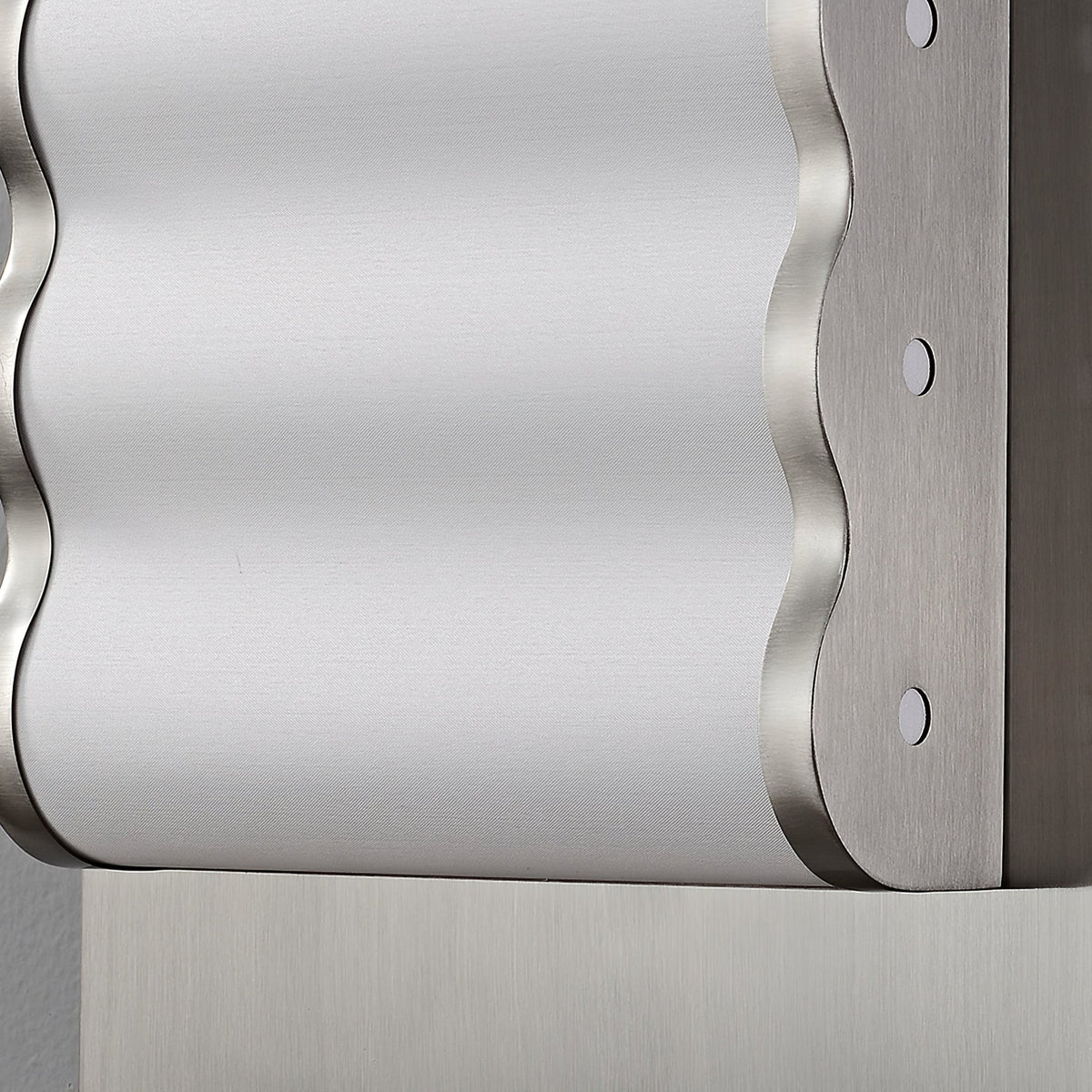 Wave Applique murale contemporaine en tissu
